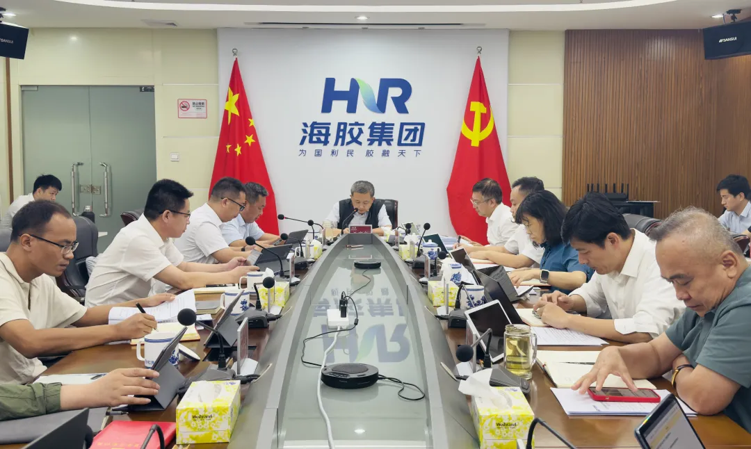 海南橡膠召開黨委會（擴大）會議 研究部署學習教育、干膠生產、安全生產等工作